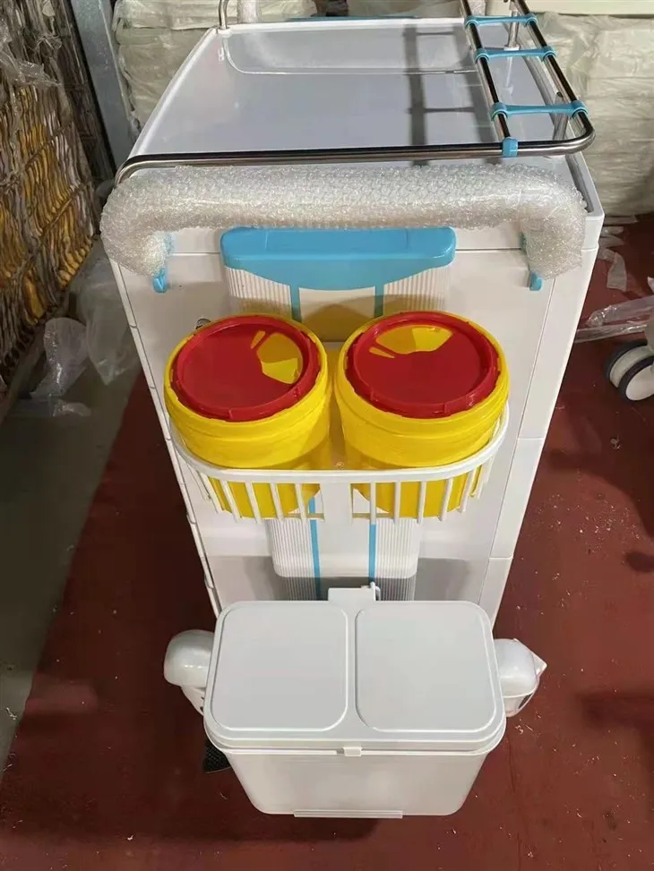 Steel Plastic Narcotic Drug Cart